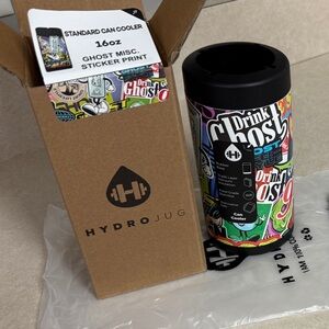 HydroJug Colorful Ghost Design Can Cooler